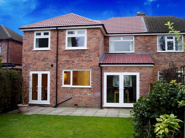 Double-storey rear extension on a London house — house extensions in Bromley