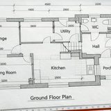 Dimensioned ground floor plan used for a London lease plan