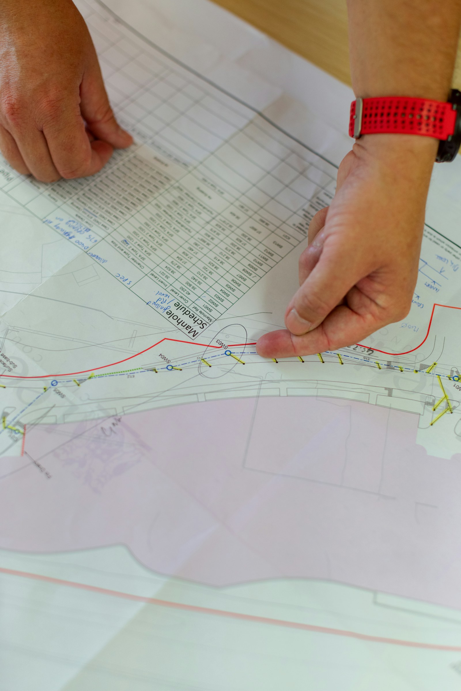Structural engineering drawings on paper — structural drawings in London